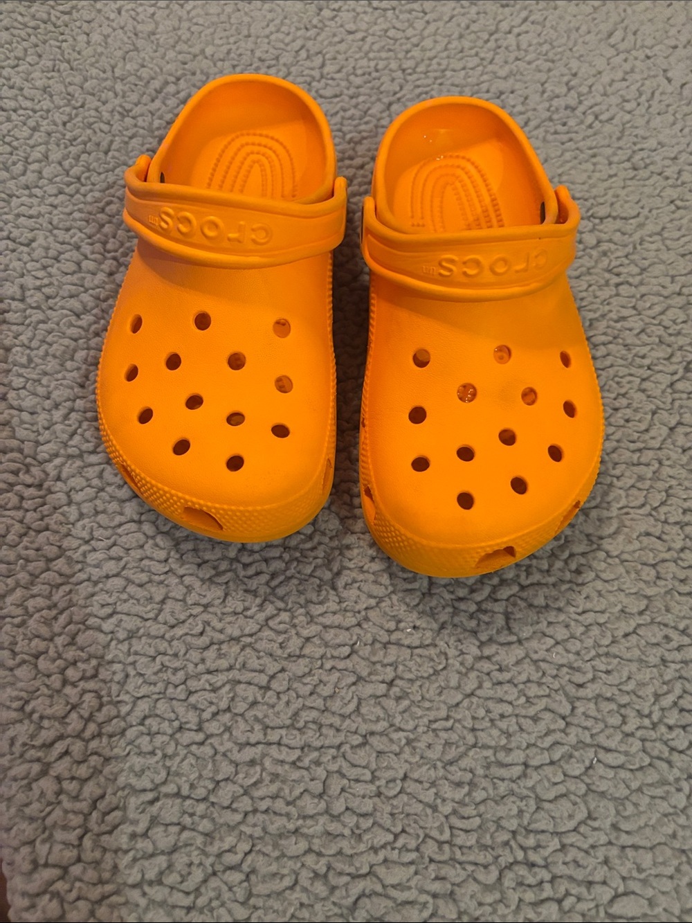 CROCS Kids Orange Classic Clog
